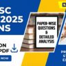 UPPSC PCS 2025 Mains Question Paper PDF Download | Paper-wise Questions | Detailed Analysis & Preparation Strategy