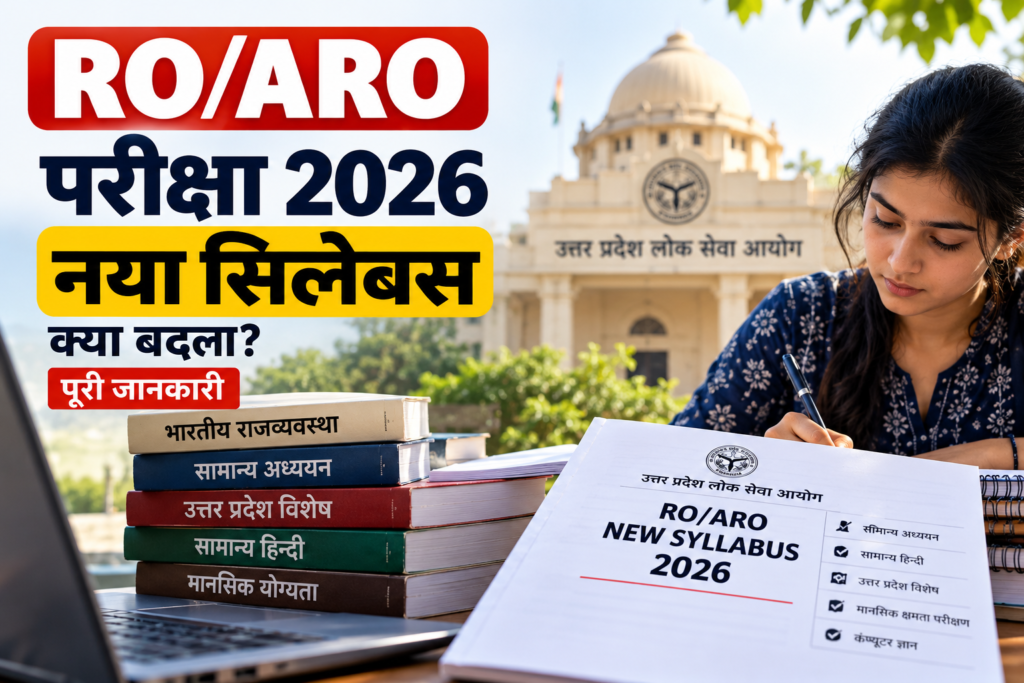 RO/ARO 2026 SYLLABUS IN HINDI | प्रारम्भिक एवं मुख्य परीक्षा हेतु पाठ्यक्रम