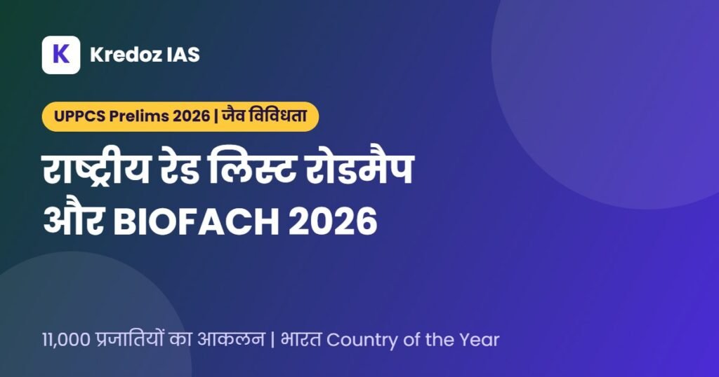 National Red List Roadmap 2025-2030 और BIOFACH 2026